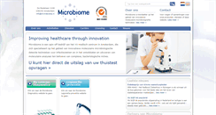Desktop Screenshot of microbiome.nl